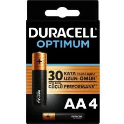 Duracell Optimum Kalın Kalem 4'lü Aa 5013691 - Duracell