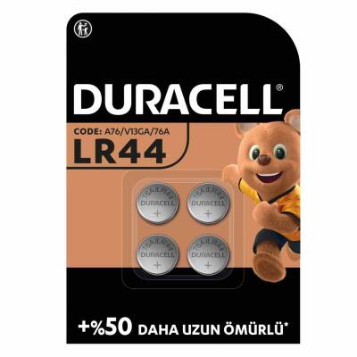 Duracell Özel Alkalin Lr44 4'lü Düğme Pil 5016287 - 1