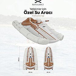 Darth Craft E210 Katlanabilir Elektrikli Şişme Bot / Su Aracı BR - 3