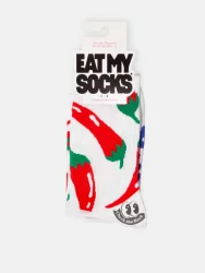 Eat My Socks Chili Yetişkin Çorap - Eat My Socks