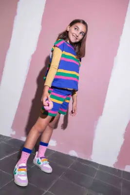 Eat My Socks Joe's Donut 5-10 Yaş Çocuk Çorap - 3