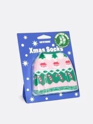 Eat My Socks Xmas Jumper Yetişkin Çorap - 1