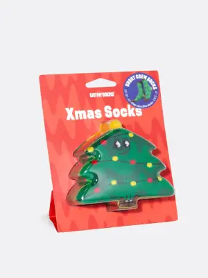Eat My Socks Xmas Tree Yetişkin Çorap - 1