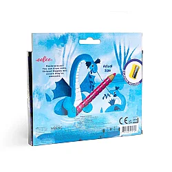 Eeboo 12'li Büyük Kuru Boya Kalemi - Magical Creatures - 4