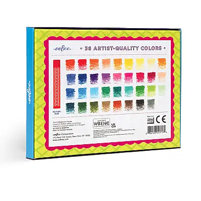 Eeboo 36'lı Yağlı Pastel Boya - Mushroom House - 4
