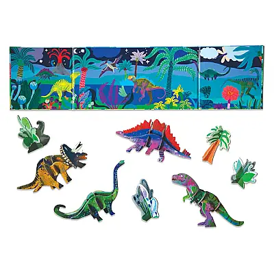 Eeboo 3D Glow in the Dark Oyun Sahnesi - Dino - 2