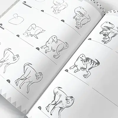 Eeboo Learn to Draw - Dinosaurs - 2