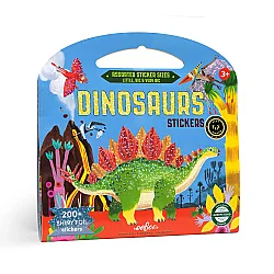 Eeboo Shiny Sticker Kitabı - Dinosaurs - Eeboo
