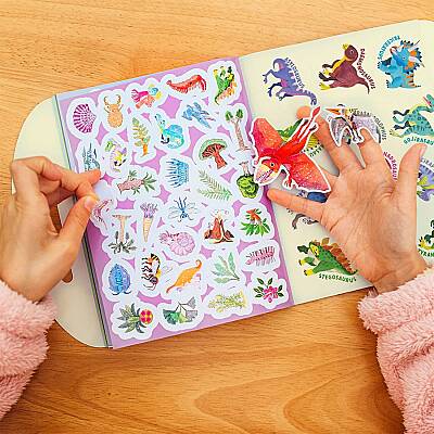 Eeboo Shiny Sticker Kitabı - Dinosaurs - 2