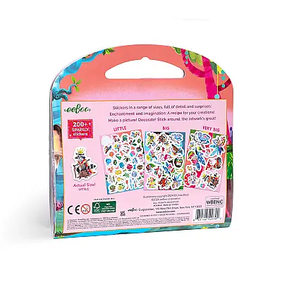 Eeboo Shiny Sticker Kitabı - Magical Creatures - 4