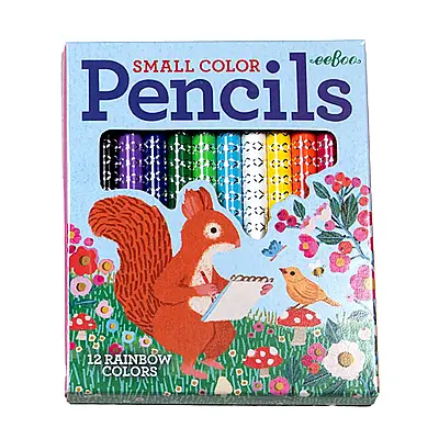 Eeboo Victoria's Garden 12'li Kuru Boya Kalemi - Sketching Squirrel - 1