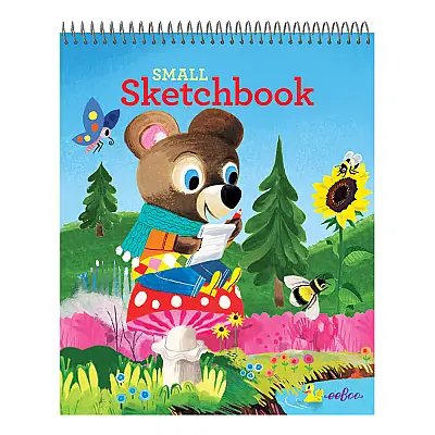 Eeboo Woodland Friends Small Sketchbook - Bear - 1