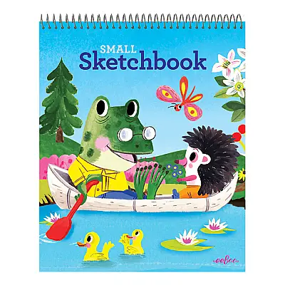 Eeboo Woodland Friends Small Sketchbook - Frog - 1