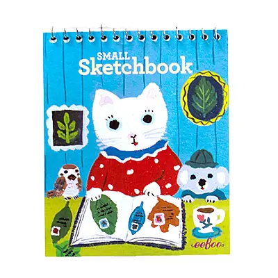 Eeboo Yumi Small Sketchbook - Cat - 1