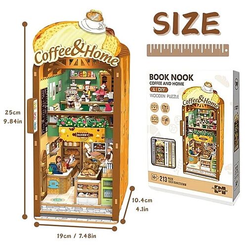 3D Wooden Puzzle Book Stand Series Coffee And Home 68061 - 6