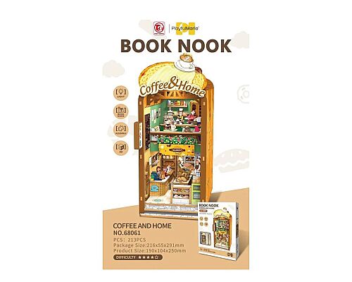 3D Wooden Puzzle Book Stand Series Coffee And Home 68061 - 2