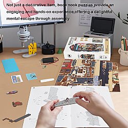 3D Wooden Puzzle Book Stand Series Edo Sokura Journey 68049 - 3