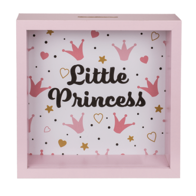 Ahşap Para Kutusu Küçük Prenses - Wooden Savıng Box Lıttle Prıncess 20X20 Cm. 144458 - 3