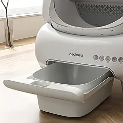 Airpet Cat Litter Box Neakasa M1 Üstü Açık Akıllı Kedi Tuvaleti Beyaz - 2