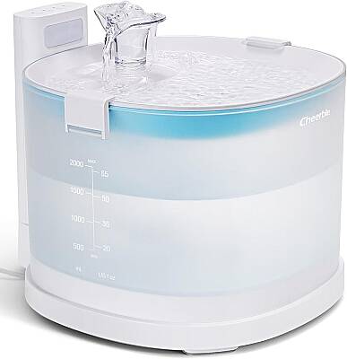 Airpet Cheerble Pet Fountain E1 (Elfin 1) Cdy01 Kedi ve Küçük Irk Köpekler İçin Otomatik Su Kabı - 1