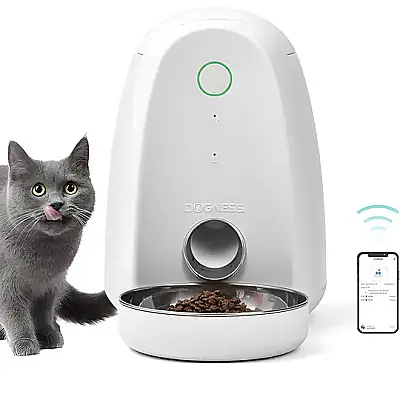 Airpet F05 Smart Feeder Mini Wıfı(Stainless Steel Bowl) F05 Akıllı Mini Mama Kabı Wifi Bağlantılı - 2