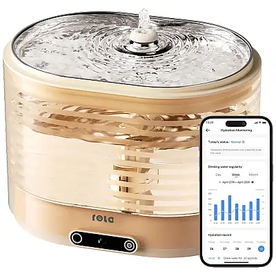 Airpet Fountain Cordless Version Kedi ve Köpekler İçin Kablosuz Otomatik Su Kabı Wh287358 - 2