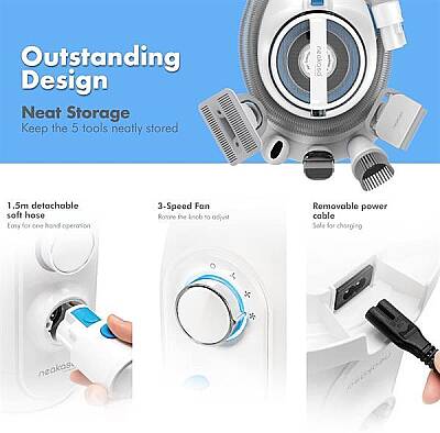 Airpet Neakasa Pet Groom Kit P2 Pro Pn0110W Kedi & Köpek Tıraş Makinesi - 8