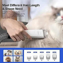 Airpet Neakasa Pet Grooming Kit & Vacuum P1 Hn0070W Akıllı Köpek Tıraş Makinesi - 5