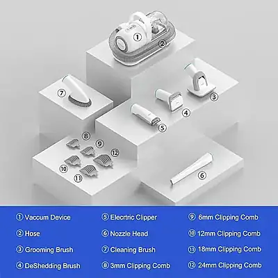 Airpet Neakasa Pet Grooming Kit & Vacuum P1 Hn0070W Akıllı Köpek Tıraş Makinesi - 6