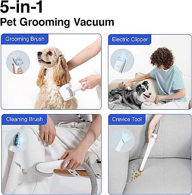 Airpet Neakasa Pet Grooming Kit &Vacuum Po Pn0210W Kedi ve Köpek Tıraş Makinesi - 8