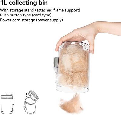 Airpet Neakasa Pet Grooming Kit &Vacuum Po Pn0210W Kedi ve Köpek Tıraş Makinesi - 9