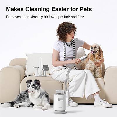 Airpet Neakasa Pet Grooming Kit &Vacuum Po Pn0210W Kedi ve Köpek Tıraş Makinesi - 3