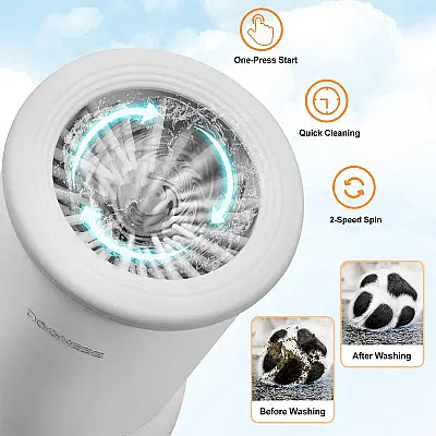 Airpet W01Automatic Pet Paw Cleaner W01 Kedi & Köpek Otomatik Pati Temizleyici Small - 3