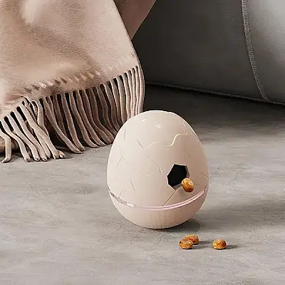 Airpet Wicked Egg C0222-Cr Şarjlı Akıllı İneraktif Kedi & Köpek Yumurta Oyuncağı, Krem - 3