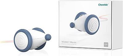 Airpet Wicked Mouse C0821-Bl Şarjlı Akıllı İneraktif Kedi Fare Oyuncağı Mavi - 2