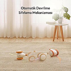 Airpet Wicked Mouse C0821-O Şarjlı Akıllı İneraktif Kedi Fare Oyuncağı, Turuncu - 6