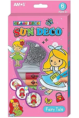 Amos Cam Boyama Setı Sun Deco Perı Masalı Sd10P6-F - 1