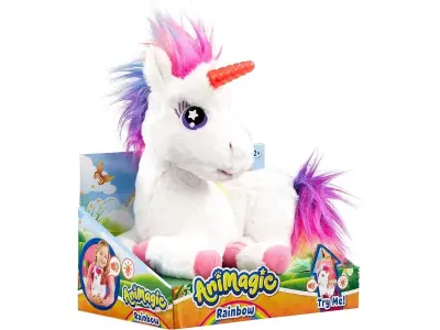 Animagic Glowing Rainbow Unicorn Goli/256301 - 1