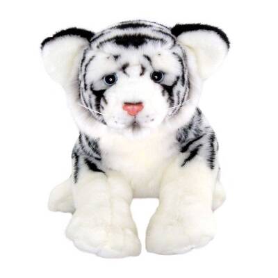 Animals Of The World 30 Cm Floppy Beyaz Kaplan 20857 - 1