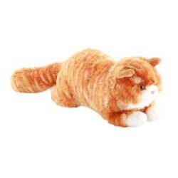 Animals Of The World 34 Cm Lying Brown Tabby Cat 20894 - 2