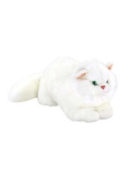 Animals Of The World 34 Cm Lying White Cat Anm/20893 - 3