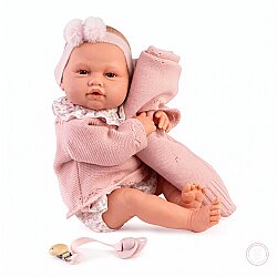 Antonio Juan Baby Love Örgü Takımlı Gerçekçi Yenidoğan Bebek 82401 - 1