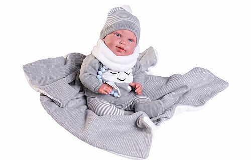Antonio Juan Reborn Pipo Şallı Sweet Yumuşak Gövde Bebek 80114 - 1