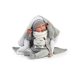 Antonio Juan Reborn Pipo Şallı Sweet Yumuşak Gövde Bebek 80114 - 4