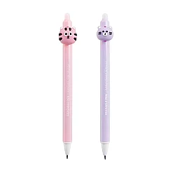 Apli Pembe Silinebilir Jel kalem Kedi-Kaplan B2F Blister - 2