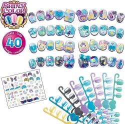 Aquabeads - Nail Workshop Magic Horses And Stars Replacement Nail Pack 35060 - 2