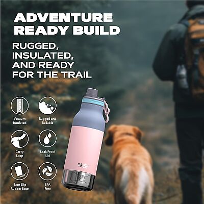 Asobu Barky Bottle - Pastel Pink 1 L - 4
