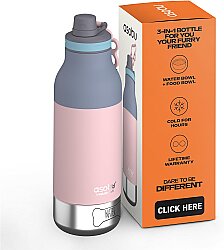 Asobu Barky Bottle - Pastel Pink 1 L - 2