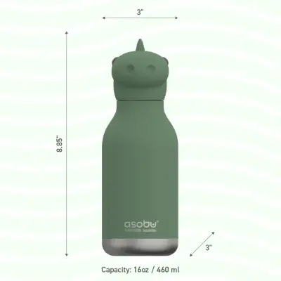 Asobu Bestie Bottle - Dinosaur 460 ml. - 5