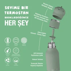 Asobu Bestie Bottle - Dinosaur 460 ml. - 7